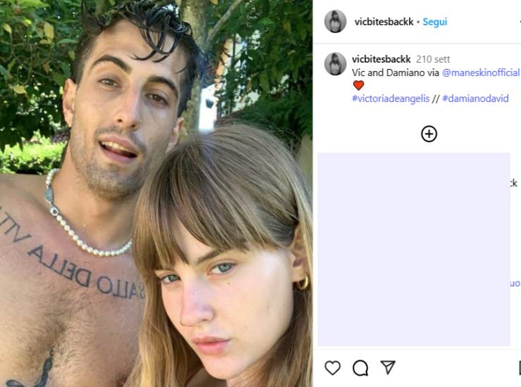 la confessione inaspettata su Damiano dei Maneskin