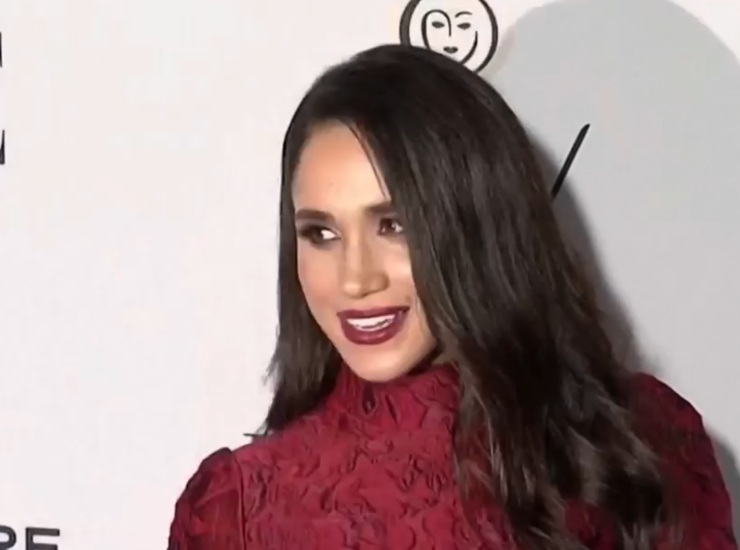 Meghan Markle (screenshot TV Mediaset) - c4comic.it