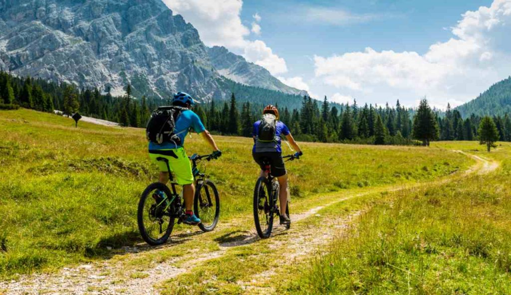 Turisti in bicicletta