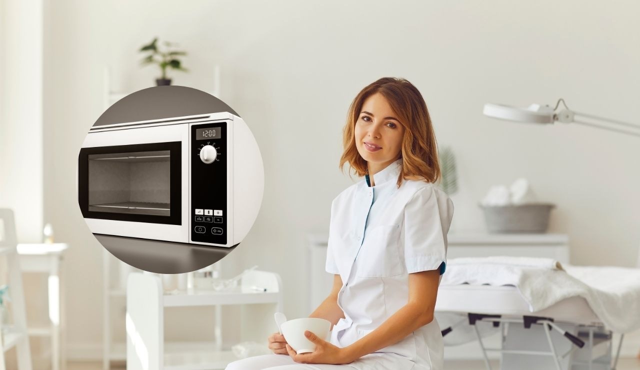 Forno a microonde nel centro estetico