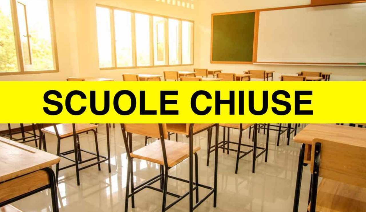 Le scuole chiudono in una città italiana