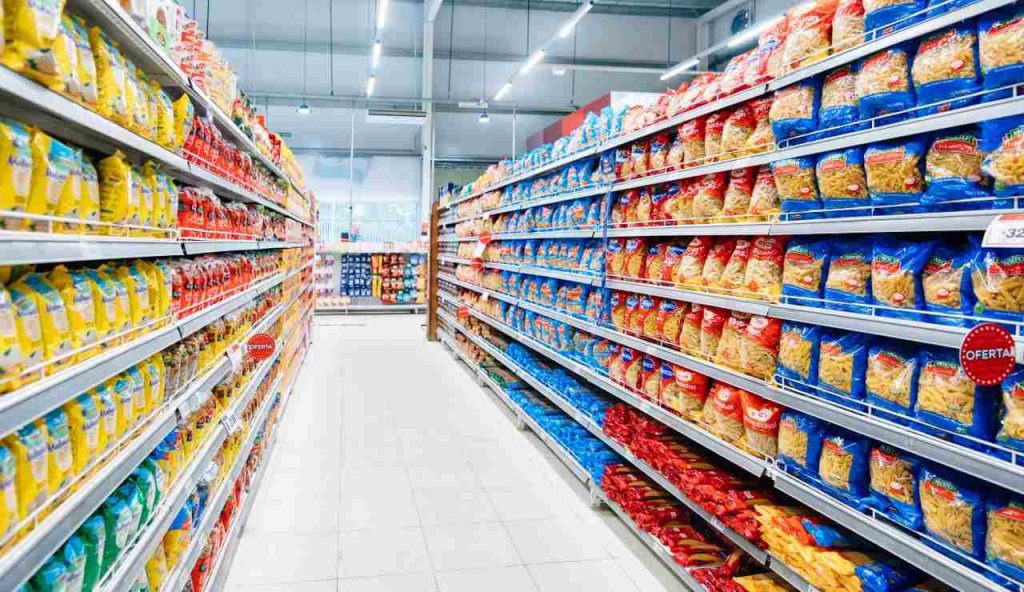 Etichetta pasta supermercato