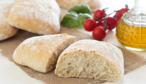 La classica ciabatta di pane