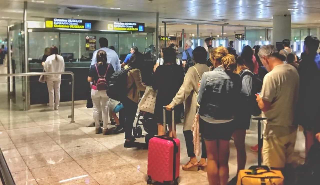 Molte partenze sono state annullate